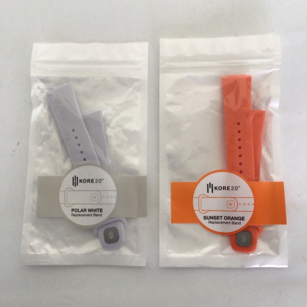 KORE 2.0 REPLACEMENT BANDS FOR KORE FITNESS TRACKER WATCH NEW